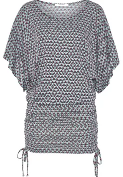 LASCANA Short Dresses-Printed Drawstring Dress