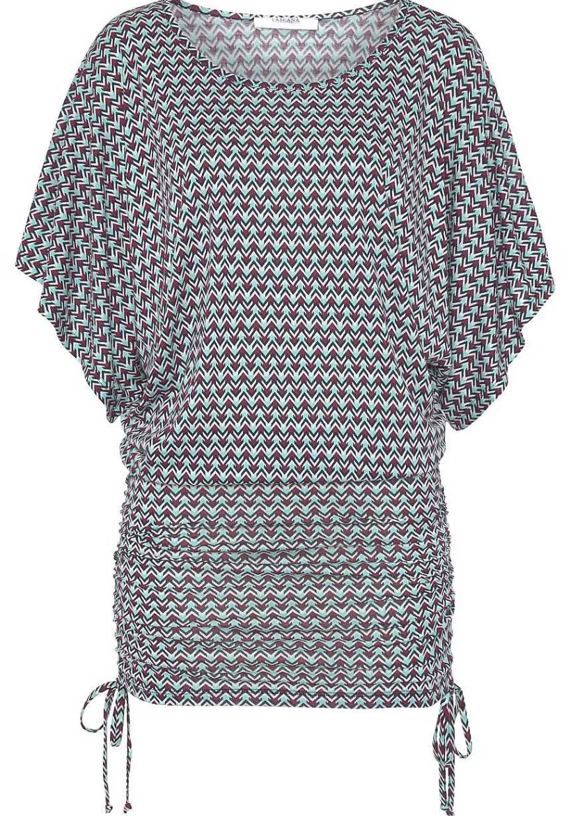 LASCANA Short Dresses-Printed Drawstring Dress