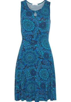 LASCANA Sundresses-Printed Keyhole Dress