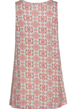 LASCANA Sleeveless Tops-Printed Keyhole Neckline Top