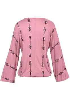 LASCANA Long Sleeve Tops-Printed Long Sleeve Top