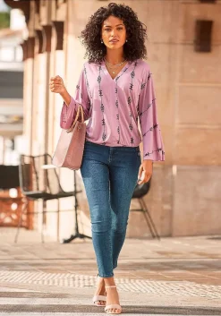 LASCANA Long Sleeve Tops-Printed Long Sleeve Top