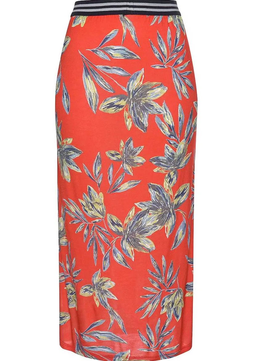 LASCANA Skirts-Printed Midi Skirt