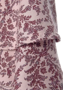 LASCANA Long Sleeve Tops-Printed Off Shoulder Top
