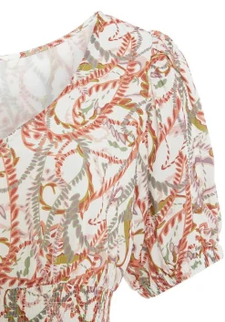 LASCANA Fall Dresses-Printed Puff Sleeve Maxi Dress