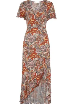 LASCANA Fall Dresses-Printed Side Slit Maxi Dress