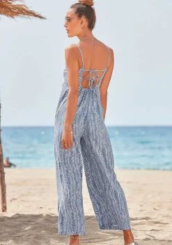 LASCANA Jumpsuits-Printed Sleeveless Jumpsuit