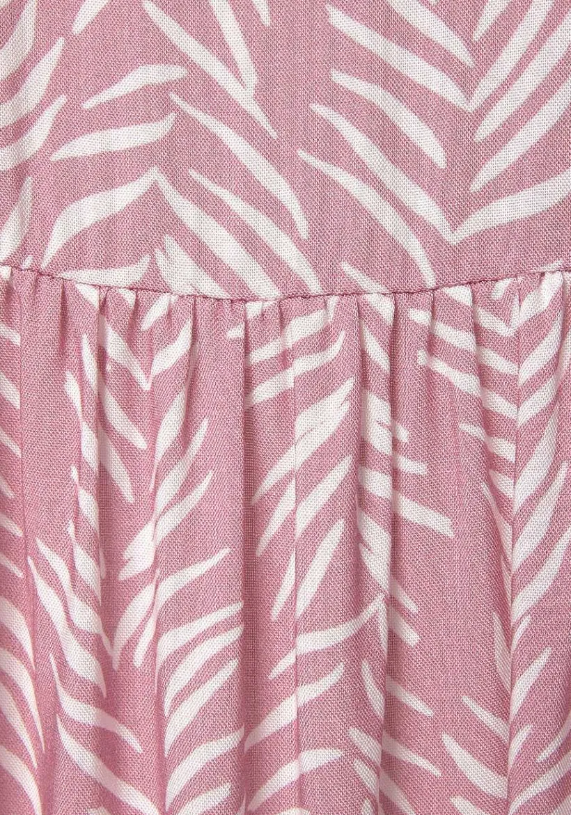 LASCANA Short Dresses-Printed Tie Back Dress