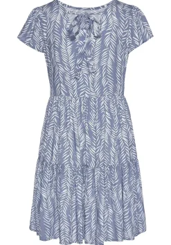 LASCANA Short Dresses-Printed Tie Back Dress
