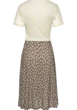 LASCANA Fall Dresses-Printed Tie Waist Dress