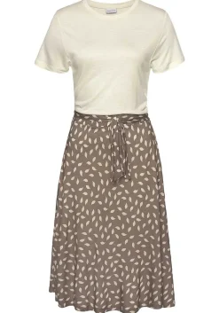 LASCANA Fall Dresses-Printed Tie Waist Dress