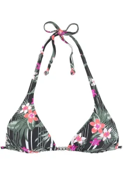 LASCANA Triangle-Printed Triangle Bikini Top