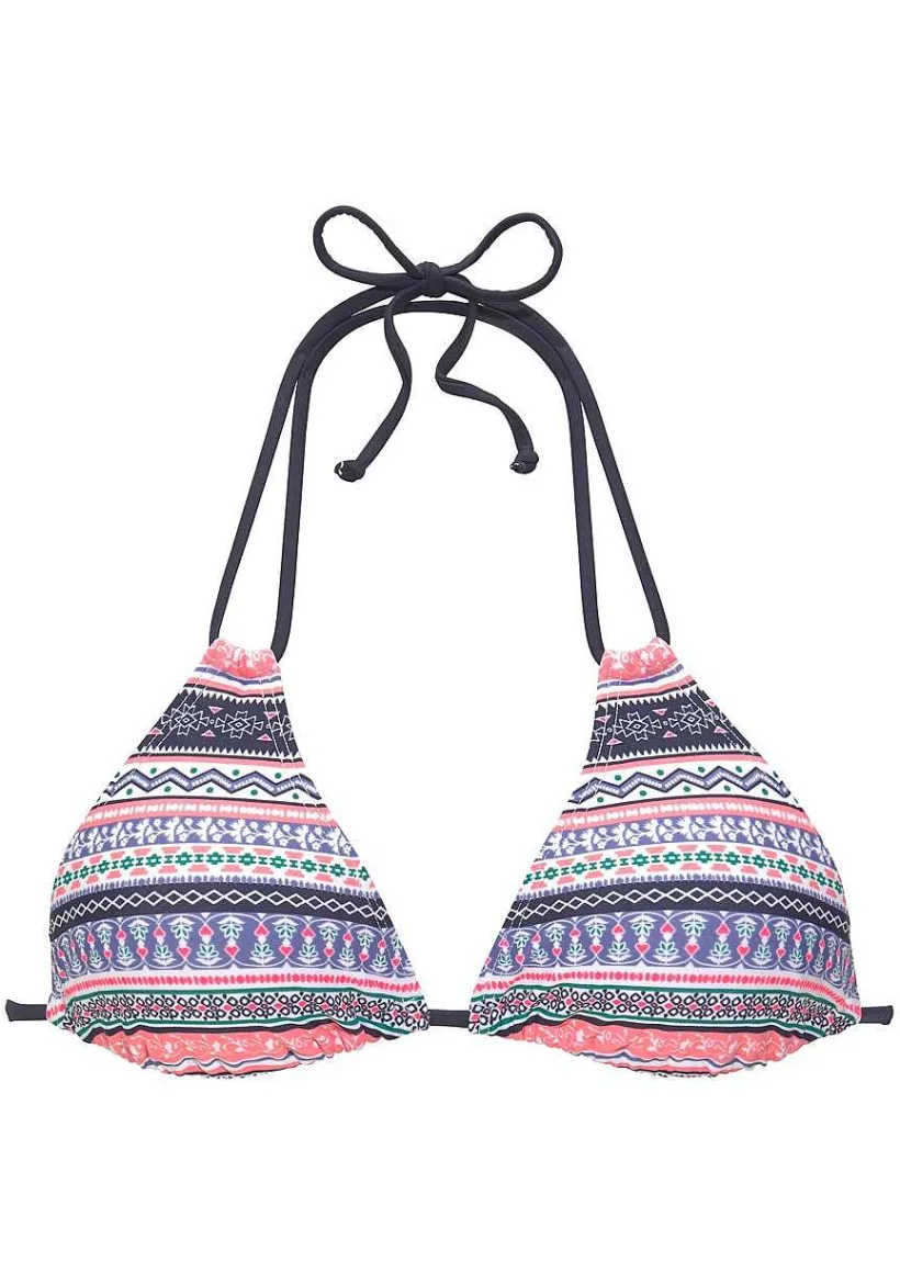 LASCANA Triangle-Printed Triangle Bikini Top