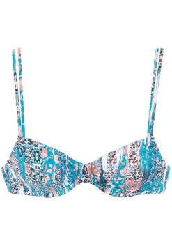 LASCANA Underwire-Printed Underwire Bikini Top