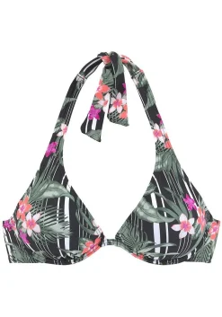 LASCANA Underwire-Printed Underwire Bikini Top