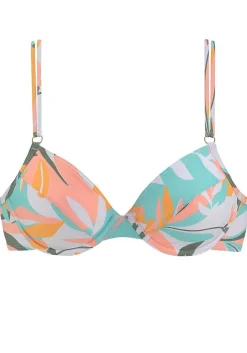 LASCANA Underwire-Printed Underwire Bikini Top