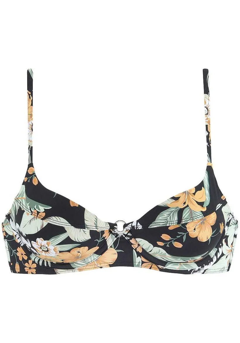 LASCANA Underwire-Printed Underwire Bikini Top