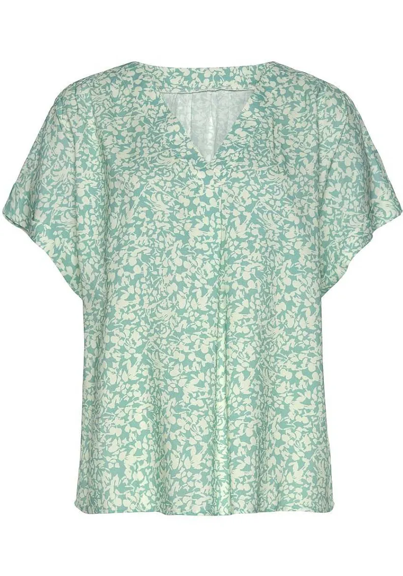 LASCANA Blouses-Printed V-Neck Blouse