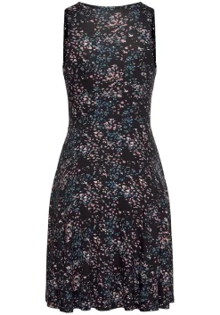 LASCANA Short Dresses-Printed V-Neck Dress