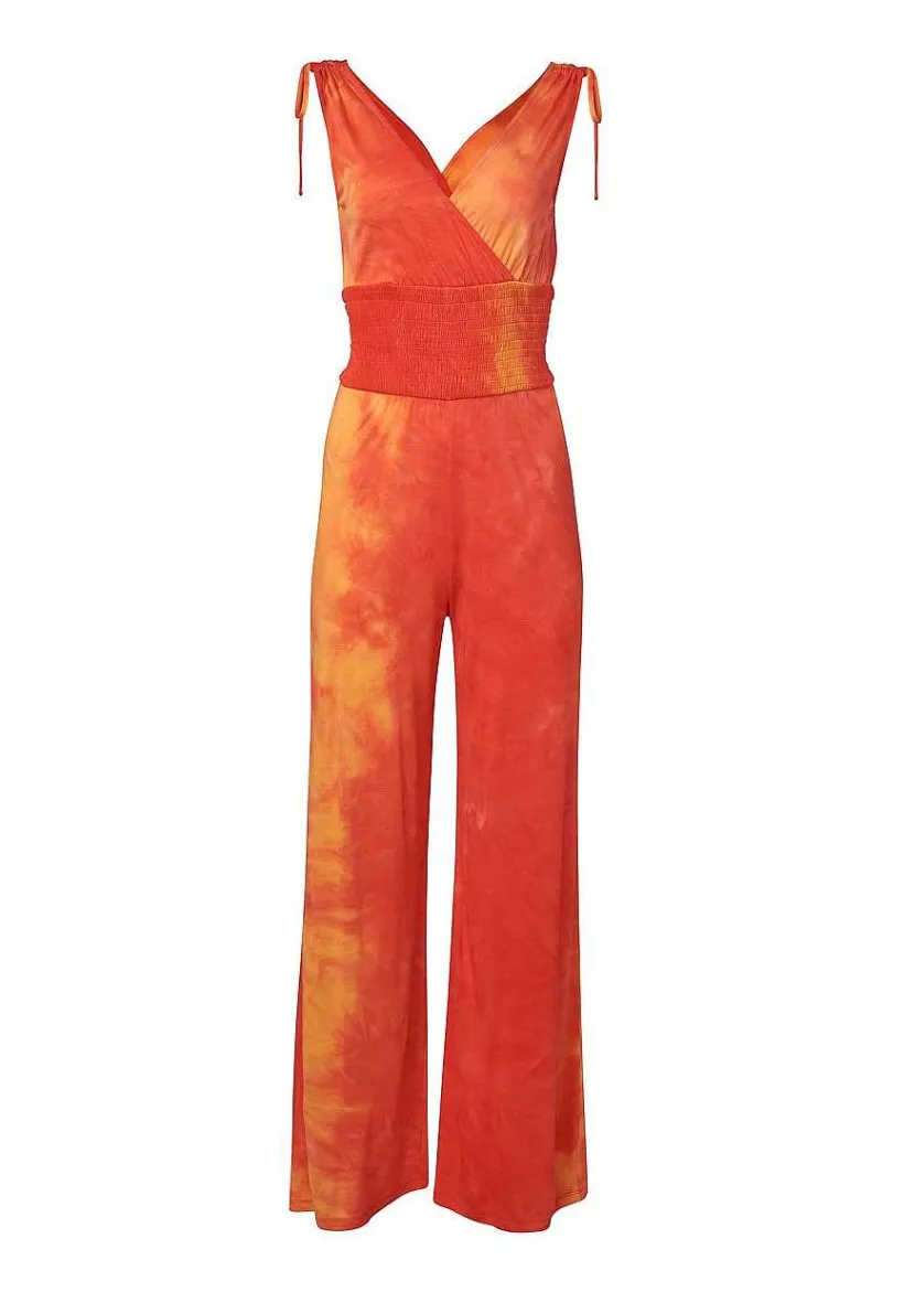 LASCANA Jumpsuits-Printed V-Neck Jumpsuit