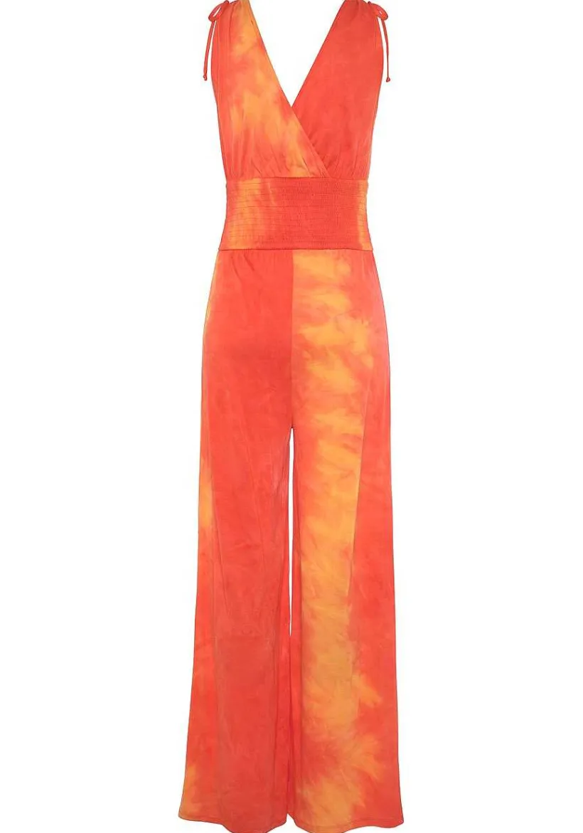 LASCANA Jumpsuits-Printed V-Neck Jumpsuit