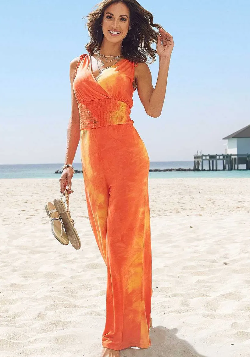 LASCANA Jumpsuits-Printed V-Neck Jumpsuit