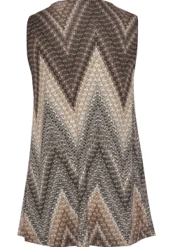 LASCANA Sleeveless Tops-Printed V-Neck Tank Top