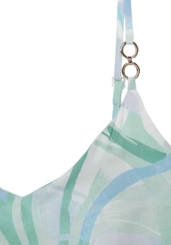 LASCANA Sleeveless Tops-Printed V-Neck Top