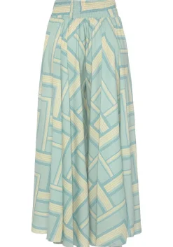 LASCANA Pants-Printed Wide Leg Pants