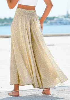 LASCANA Pants-Printed Wide Leg Pants