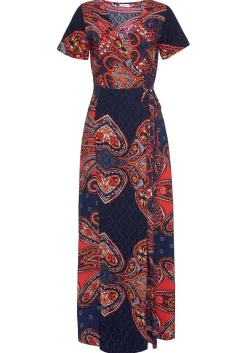LASCANA Fall Dresses-Printed Wrap Maxi Dress