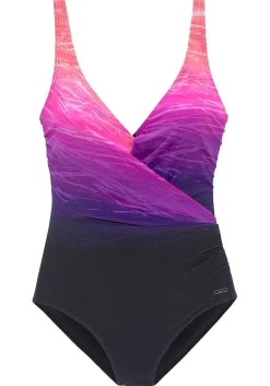 LASCANA One-Pieces-Printed Wrap-Look One Piece