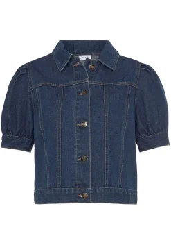 LASCANA Jackets-Puff Sleeve Denim Jacket