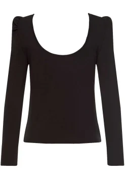 LASCANA Long Sleeve Tops-Puff Sleeve Top