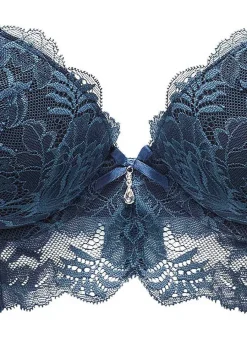 LASCANA Push Up Bras-Rhinestone Lace Push Up Bra