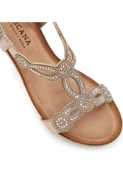LASCANA Heels & Wedges-Rhinestone Wedge Sandals
