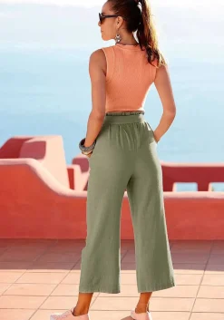 LASCANA Sleeveless Tops-Ribbed Tank Top