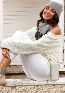 LASCANA Accessories & Jewelry-Rolled Edge Knit Beanie