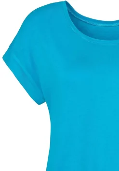 LASCANA Short Sleeve Tops-Round Neckline Short Sleeve Top