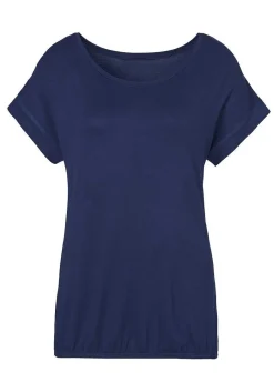 LASCANA Short Sleeve Tops-Round Neckline Short Sleeve Top