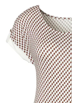 LASCANA Short Sleeve Tops-Rounded Neckline Top