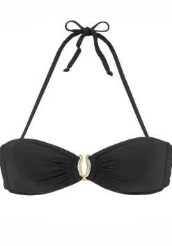 LASCANA Bandeau-Ruched Bandeau Bikini Top
