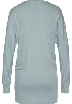 LASCANA Long Sleeve Tops-Ruched Long Sleeve Top