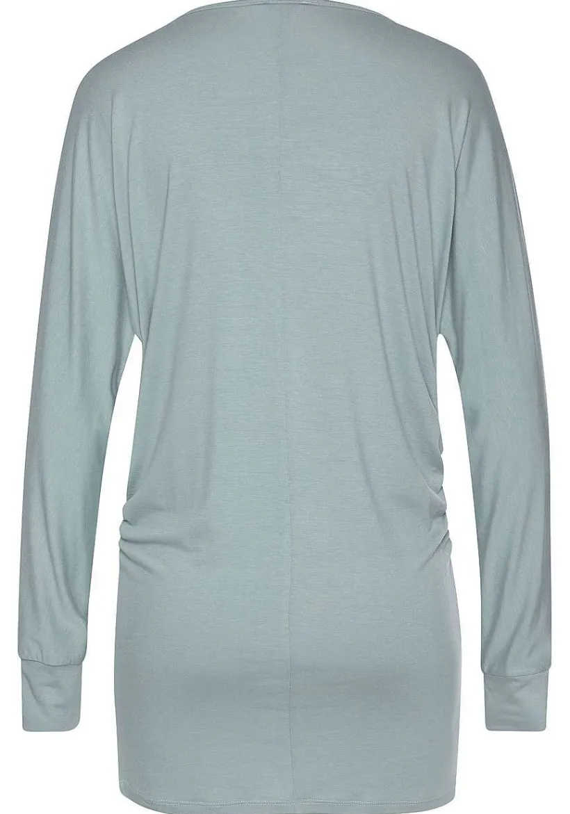 LASCANA Long Sleeve Tops-Ruched Long Sleeve Top