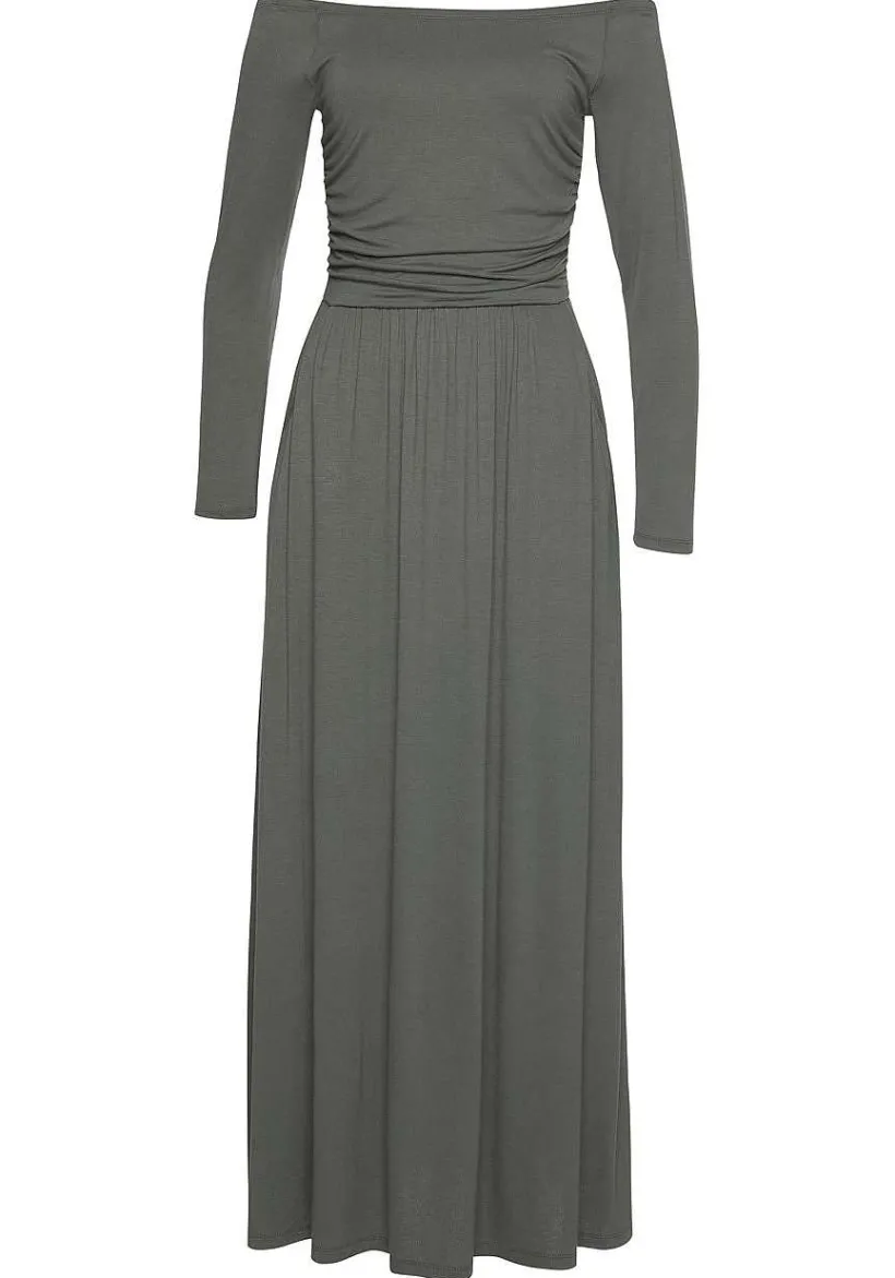 LASCANA Fall Dresses-Ruched Maxi Dress