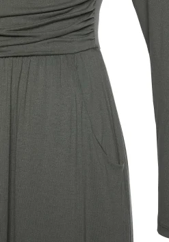 LASCANA Fall Dresses-Ruched Maxi Dress