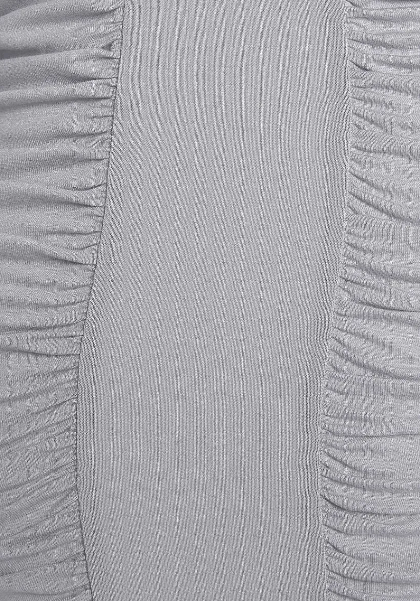LASCANA Long Sleeve Tops-Ruched V-Neck Top