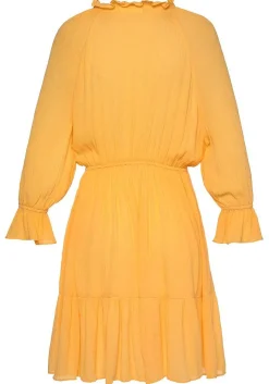 LASCANA Short Dresses-Ruffle 3/4 Sleeve Dress