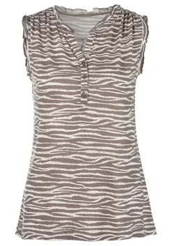 LASCANA Sleeveless Tops-Ruffle Detail Tank Top