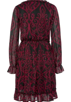 LASCANA Fall Dresses-Ruffle Detail V-Neck Dress